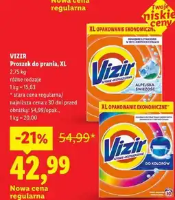 Lidl Proszek do prania, XL VIZIR oferta