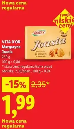 Lidl Margaryna Joasia VITA D'OR oferta