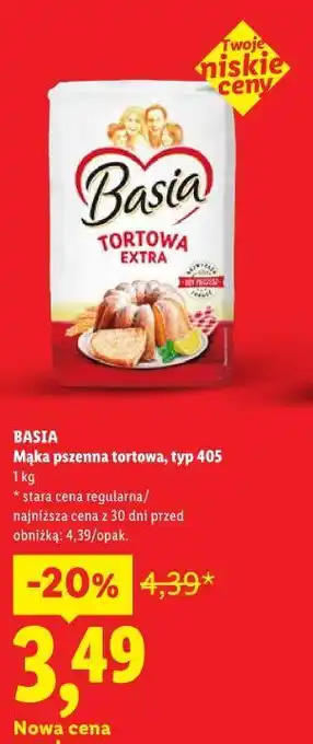 Lidl Mąka pszenna tortowa, typ 405 oferta