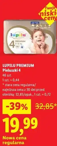 Lidl Pieluszki 4 LUPILU PREMIUM oferta
