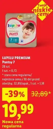 Lidl Pantsy 7 LUPILU PREMIUM oferta