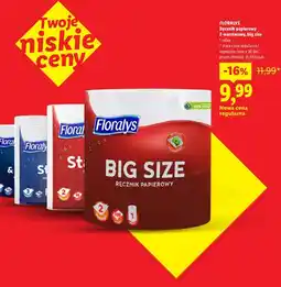 Lidl FLORALYS Ręcznik papierowy 2-warstwowy, big size oferta