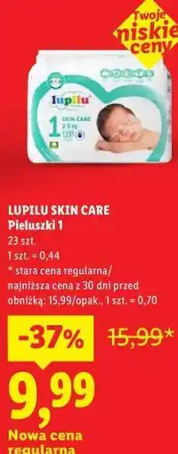 Lidl Pieluszki 1 LUPILU SKIN CARE oferta