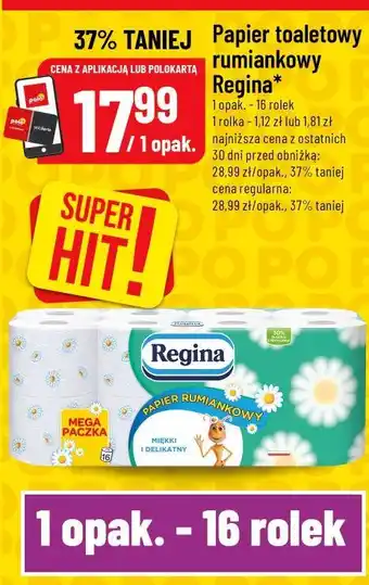 Polomarket Papier toaletowy rumiankowy Regina oferta