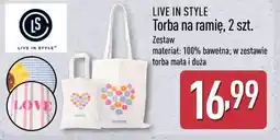 ALDI LIVE IN STYLE Torba na ramię, 2 szt oferta