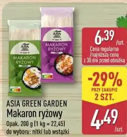 ALDI Makaron ryżowy ASIA GREEN GARDEN oferta