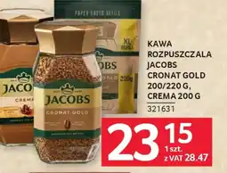 Selgros Jacobs Kawa rozpuszczalna Cronat Gold oferta