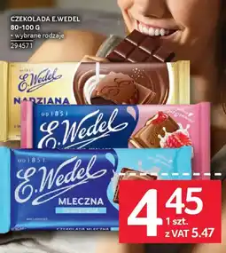 Selgros E.Wedel Czekolada oferta