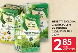 Selgros Herbapol Herbata ziołowa Zielnik Polski oferta