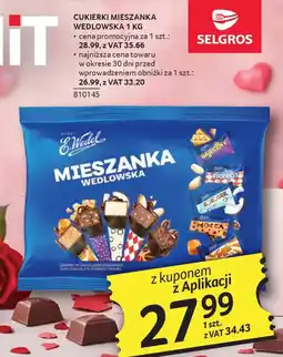 Selgros E.Wedel Mieszanka Wedlowska Cukierki oferta
