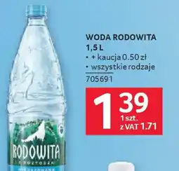 Selgros Woda rodowita oferta