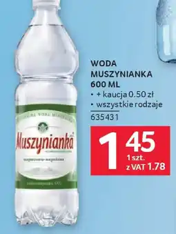 Selgros Woda Muszynianka oferta