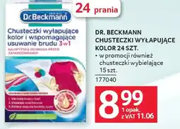 Selgros Dr. Beckmann Chusteczki wyłapujące kolor i wspomagające usuwanie brudu 3w1 oferta