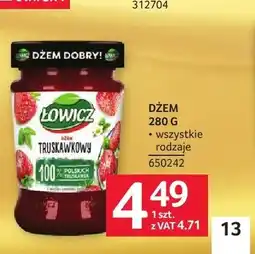 Selgros Dżem truskawkowy ŁOWICZ oferta