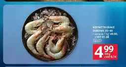 Selgros Krewetki białe surowe 30-40 oferta