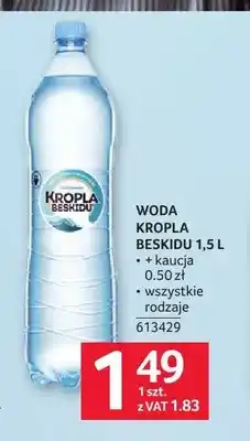 Selgros Woda Kropla Beskidu oferta