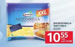 Selgros Ser mozzarella tarty Mlekpol oferta