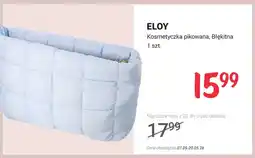 Rossmann Kosmetyczka pikowana błękitna ELOY oferta