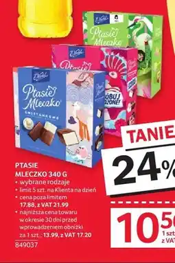 Selgros Ptasie Mleczko E.Wedel Śmietankowe oferta