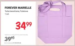 Rossmann Torba bawełniana fioletowa FOREVER MARIELLE oferta