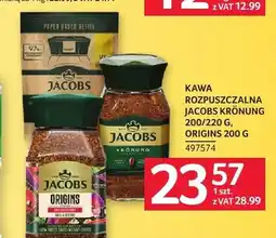 Selgros Kawa rozpuszczalna Jacobs Krönung 200/220g oferta