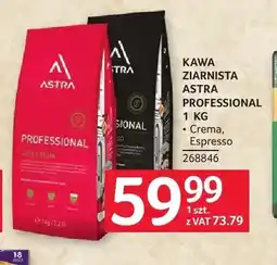 Selgros Kawa ziarnista Astra Professional Crema oferta