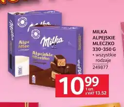 Selgros Milka Alpejskie Mleczko oferta