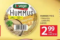 Selgros Hummus klasyczny I Love Vege Sante oferta