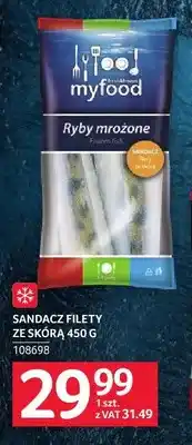 Selgros Sandacz filety ze skórą myfood oferta
