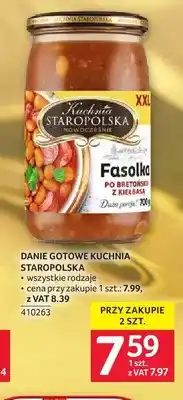 Selgros Fasolka po bretońsku z kiełbasą Kuchnia Staropolska oferta
