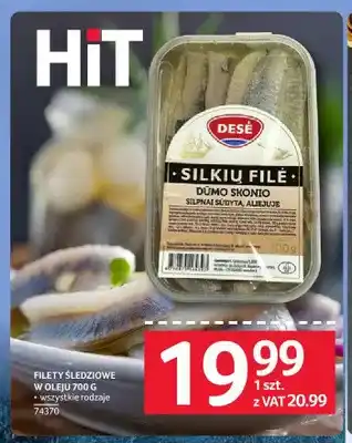 Selgros Filety śledziowe w oleju Dese oferta