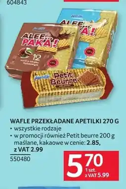 Selgros Wafle przekładane Apetilki oferta