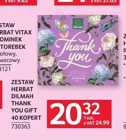 Selgros Zestaw herbat Dilmah Thank You Gift 40 kopert oferta