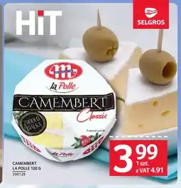 Selgros Camembert La Polle Classic oferta