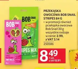Selgros Przekąska owocowa Bob Snail Stripes oferta