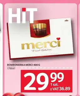 Selgros Bombonierka Merci oferta