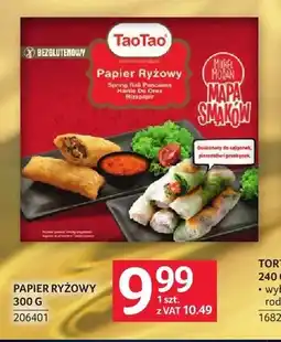 Selgros Papier ryżowy TaoTao oferta