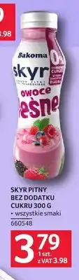 Selgros Skyr pitny bez dodatku cukru Bakoma oferta