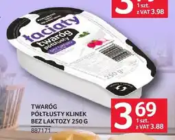 Selgros Twaróg półtłusty klinek bez laktozy Łaciaty oferta