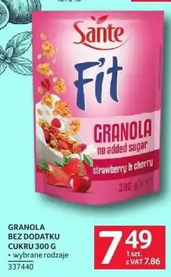 Selgros Granola bez dodatku cukru Sante Fit oferta