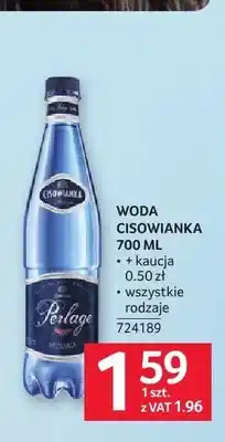 Selgros Woda Cisowianka oferta