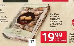 Selgros Ciastka koperty trójkąty ciasteczka z Krakowa oferta