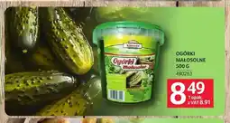 Selgros Ogórki małosolne oferta