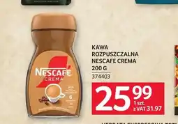 Selgros Kawa rozpuszczalna Nescafe Crema oferta