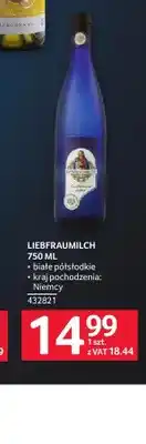 Selgros Wino Liebfraumilch białe półsłodkie oferta