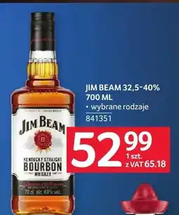 Selgros Jim Beam 32,5-40% oferta