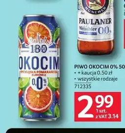 Selgros Piwo bezalkoholowe Okocim 0% oferta