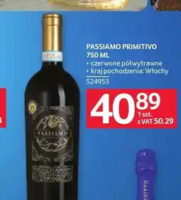 Selgros Wino Passiamo Primitivo czerwone półwytrawne oferta