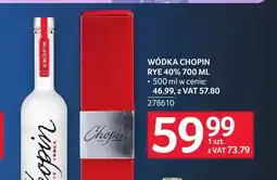 Selgros Wódka Chopin Rye 40% oferta