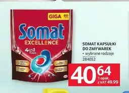 Selgros Kapsułki do zmywarek Somat oferta